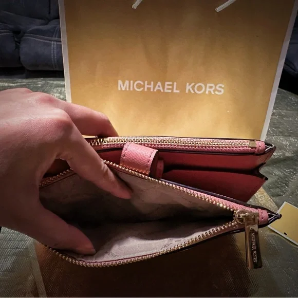 Michael Kors Pink Satchel with Gold Hardware and Top Handle with wallet combo - Picture 17 of 17